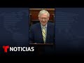 Líder republicano en el Senado regresa tras una caída | Noticias Telemundo