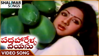 Padaharella Vayasu Movie || Sirimallepoovaa Video Song || Chandra Mohan, Sridevi || Shalimar Songs