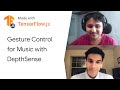Gesture control for in-car systems with DepthSense and React Native - Made with TensorFlow.js