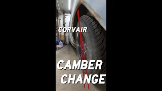 Corvair SWING AXLE Camber Change!