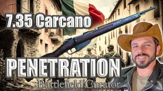 7.35 Carcano Catching the Bullet and Penetration Test, WW2 Surplus vs Commercial Ammo