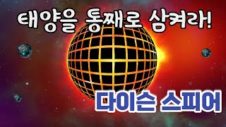 태양을 삼키는 다이슨 스피어(다이슨 구체)란 무엇인가? 카르다쇼프 척도, 우주태양광발전, 다이슨 링, 다이슨 군체 등