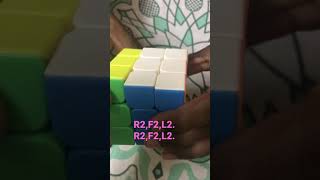 How to do a opposite pillar pattern on a 3by3 Rubik’s Cube.