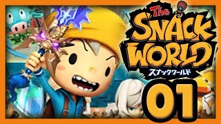 UNE NOUVELLE AVENTURE DANS LE MONDE DES SNACKS ! - SNACK WORLD MORDUS DE DONJONS GOLD #01