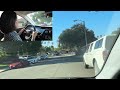 加州路考2023｜pomona dmv mock driving test 線路模擬練習②｜模擬練習中犯多個重大的路考致命錯誤｜critical error 一個都不能錯！