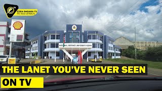 House Hunting Driving in Lanet Passing By National Defence University, Kenya Military Academy