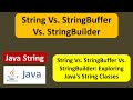 String Vs. StringBuffer Vs. StringBuilder | Java Tutorial