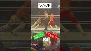 WWE Real or Fake? #wwe #foryoupage #viralshort