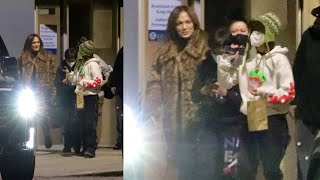 J LO IS BACK! Jennifer Lopez returned to LA to celebrate Thanksgiving with Ben Affleck and the kids
