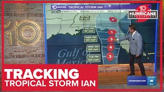 11 p.m. Sunday | Tropical Storm Ian track moves east while storm strengthens to 65 mph
