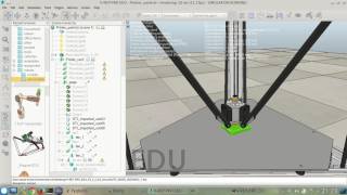 V-rep 3D-Printer simulation