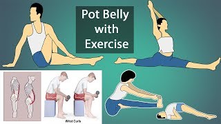 How to Reduce Your Pot Belly with Exercise | Exercises For Flat Stomach | Exercise Fat Loss PotBelly