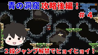 【Monster Sanctuary】青の洞窟攻略後編！２段ジャンプ解禁でヒョイヒョイ！  #4 後編 （Nintendo Switch版 モンスターサンクチュアリ）