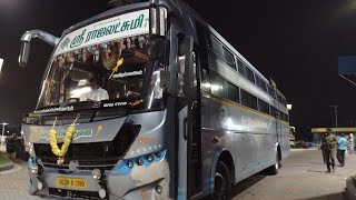 SRI RAJALAKSHMI TRAVELS REVIEW!! I CHENNAI - THISAYANVILAI I FIRST IN YOUTUBE #Chennai #bus #vlog