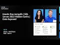 Hands-free tempdb | SQL Server 2022 Hidden Gems | Data Exposed