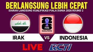 🔴Berlangsung Malam hari ini Jadwal Timnas Indonesia vs Irak, Leg Ke 1 Kualifikasi Piala Dunia 2026.