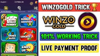 🏆Winzo Gold Game Hack Trick Tamil || winzo gold game winning trick || Unlimited Trick Paytm Cash