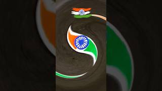 Indian Flag Drawing on Eye 👁️🇮🇳 Independence day drawing #shorts #short #art #eyes