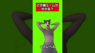 最後分かる人いる？猫ミームクイズ！AI化されたのはどのミーム？