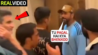 After this argument, Rohit Sharma got hilarious on Shubman Gill in front of father before Ind vs SL