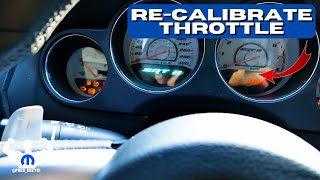 Dodge Challenger Hemi Throttle Position Calibration Relearn