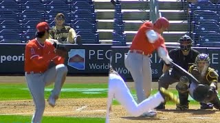 Shohei Ohtani reaches base safely 3 times & strikes out 5 in 4 innings, a breakdown