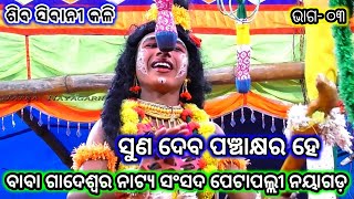 ଶିବ ସିବାନୀ କଳି | ବାବା ଗାଦେଶ୍ବର ନାଟ୍ୟ ସଂସଦ ପେଟାପଲ୍ଲୀ ନୟାଗଡ଼ | Jatra Nayagarh | Mahabharat Petapalli