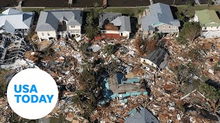 Aerial cameras provide a haunting view of Hurricane Ian's damage | USA TODAY
