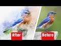 Watercolor Photoshop Action tutorial | Adobe Photoshop CC | Multi Tech