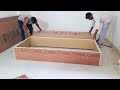 how to make bed at home बेड कैसे बनाएं bed making full proces beddesign