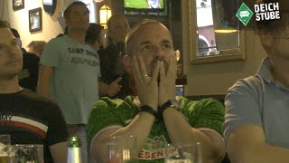 „Wir sind alle enttäuscht, Katastrophe": Werder Bremen-Fans nach dem Remis gegen Heidenheim