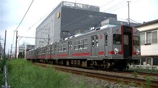 東急多摩川線7700系7912F蒲田行き 鵜の木－下丸子にて