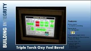 Triple Torch Oxyfuel Bevel