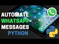 Automate WhatsApp Messages Using Python | Python Projects