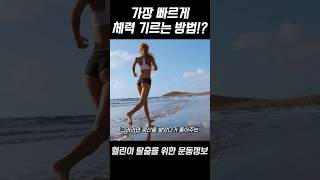 당신의 체력을 가장 빠르게 기르는 방법!?