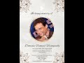 Celebrating the life of Dominic Francis Virampully  on 17.8.24,  Live streaming at 5.00 pm Onwards