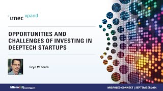 Imec.xpand | Opportunities and Challenges of Investing in Deeptech Startups | 5min