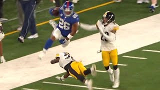 Saquon Barkley Insane Hurdle vs. Steelers | NFL Week 1