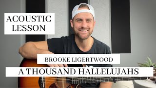 Brooke Ligertwood || A Thousand Hallelujahs || Acoustic Guitar Lesson