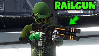 NEW HOW TO UNLOCK RAILGUN EARLY!!! - GTA ONLINE