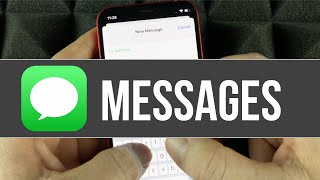 How to Send Messages on iPhone 12 mini | for Beginners | The Basics