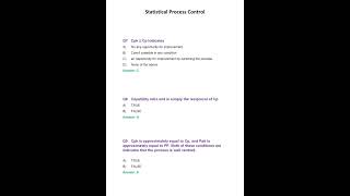 Statistical Process Control Questionnaire/SPC Questionnaire