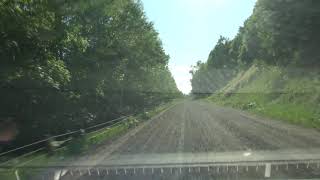 北海道道70号芦別美瑛線 （美瑛方面 1080p 車載動画 2014  砂利道全線ドライブ）：国道38号交点～国道237号交点[#芦別市 上富良野町・#美瑛町]