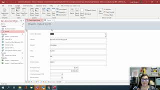 Camashaly Database - Creating a Split Form