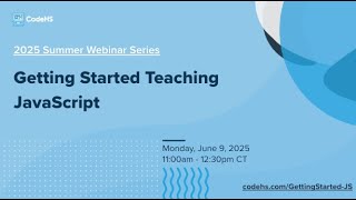 Getting Started Teaching JavaScript