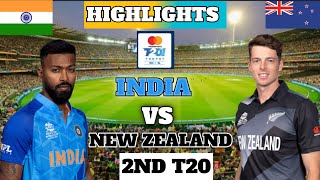 India vs New Zealand 2nd T20 Match Full Highlights HD 2023 | IND VS NZ