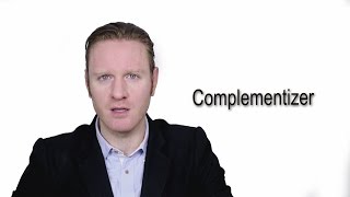 Complementizer - Meaning | Pronunciation || Word Wor(l)d - Audio Video Dictionary