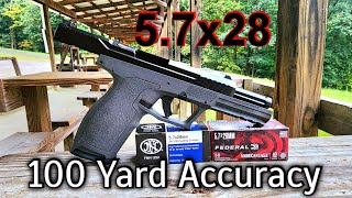 PSA Rock 5.7 5.7x28 100 Yards Accuracy