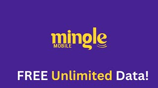 MINGLE MOBILE: GET FREE UNLIMITED DATA FOR 1 MONTH!