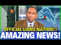 GREAT NEWS! LIONS ANNOUNCE! FANS AT PARTY! DETROIT LIONS NEWS